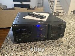 Sony CDP-CX455 MegaStorage 400-CD Changer Disc Player With Remote and Manual