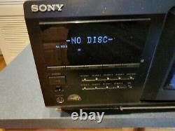 Sony CDP-CX455 MegaStorage 400 CD Changer Player + Remote New Belts See Video