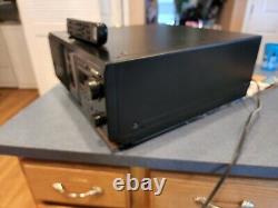 Sony CDP-CX455 MegaStorage 400 CD Changer Player + Remote New Belts See Video