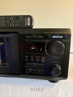 Sony CDP-CX455 MegaStorage 400 CD Changer Player & Remote with New Belts