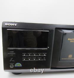 Sony CDP-CX455 MegaStorage 400 Disc CD Changer Table Player NEW BELTS TESTED