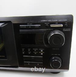 Sony CDP-CX455 MegaStorage 400 Disc CD Changer Table Player NEW BELTS TESTED