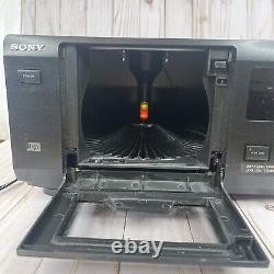 Sony CDP-CX50 50+1 Mega Storage CD Disc Changer Player Carousel No Remote Tested