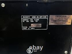 Sony CDP-CX50 50+1 Mega Storage CD Disc Changer Player Tested No Remote. Sweet