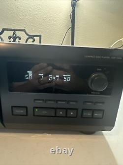 Sony CDP-CX50 50 Mega Storage CD Disc Changer Player Tested Working (No Remote)