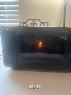 Sony CDP-CX50 50 Mega Storage CD Disc Changer Player Tested Working (No Remote)