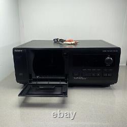 Sony CDP-CX50 50 Mega Storage CD Disc Changer Player Tested Working (No Remote)