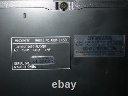 Sony CDP-CX53 50+1 Capacity Disc Changer CD Player Carousel TESTED WORKS