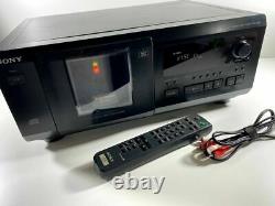 Sony CDP-CX53 50+1 Capacity Disc Changer CD Player FULLY TESTED withOEM Remote