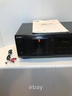 Sony CDP-CX53 50+1 Capacity Disc Changer CD Player withOEM Remote, Manual, Cables