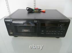 Sony CDP-CX55 Compact Disc Player 50+1 CD Changer Tested & Works Great No Remote