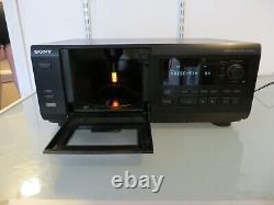 Sony CDP-CX55 Compact Disc Player 50+1 CD Changer Tested & Works Great No Remote