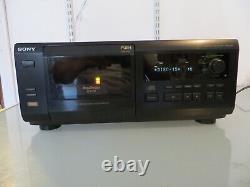 Sony CDP-CX55 Compact Disc Player 50+1 CD Changer Tested & Works Great No Remote
