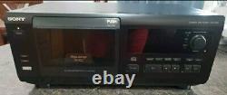 Sony CDP-CX55 Mega Storage 50+1 CD Carrousel Compact Disc Player Changer Tested