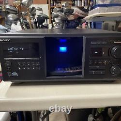 Sony CDP-M333ES 400-Disc CD Changer Player Tested & Working With Remote Nearly New
