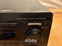 Sony CDP-M400CS 400 Disc CD Changer / Jukebox with Remote, Fresh Belts