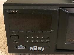 Sony CDP-M555ES 400 Disc CD Player Mega Changer with Remote TESTED