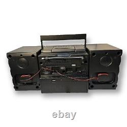 Sony CFD-610 6 Disc Changer Player Cassette Corder AM/FM Radio Stereo Boombox