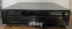 Sony Cdp-c445 CD Player 5 Disc Changer. Tested. No Remote