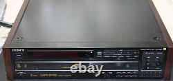 Sony Cdp-c85es 5 Disc Compact Disk Player CD Player Changer +remote