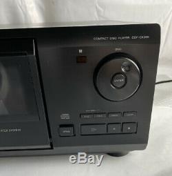 Sony Cdp-cx205 200 Disc CD Changer Player Mega Storage Works Great! No Remote