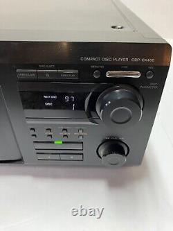 Sony Cdp-cx400 Mega Storage 400 Disc Changer CD Player New Belts