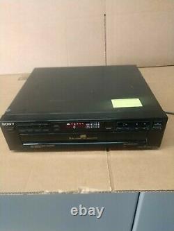 Sony Compact Disc Player CDP-C211 5 CD Changer Stereo High Density No Remote