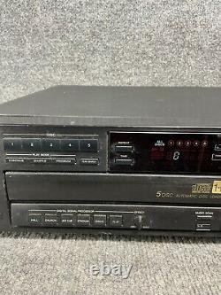 Sony Compact Disc Player CDP-C615, 5 Disc Changer, 1-Bit Pulse D/A Converter