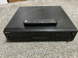 Sony Compact Disc Player CDP-CE375 5 Disc CD Changer Optical RCA with Remote