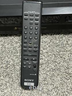 Sony Compact Disc Player CDP-CE375 5 Disc CD Changer Optical RCA with Remote