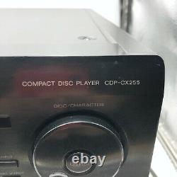 Sony Compact Disc Player CDP CX255 Mega Storage 200 CD Changer