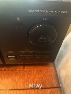 Sony Compact Disc Player CDP-CX255 Mega Storage 200 CD Changer Tested Working