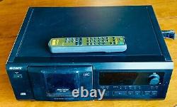 Sony Compact Disc Player CDP-CX53 Mega Storage 50+1 with Original Remote