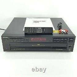 Sony Compact Disk Player CDP-C315 CD Player, Carrousel CD Player, Remote, Manual