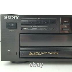 Sony Compact Disk Player CDP-C315 CD Player, Carrousel CD Player, Remote, Manual