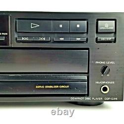 Sony Compact Disk Player CDP-C315 CD Player, Carrousel CD Player, Remote, Manual