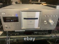 Sony DVP-CX777ES 400 Disc DVD/CD/SAC Mega Changer Player Silver Please Read