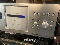 Sony DVP-CX777ES 400 Disc DVD/CD/SAC Mega Changer Player Silver Please Read