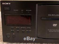 Sony DVP-CX777ES 400 Disc Explorer CD/DVD/SACD Player Mega Changer TESTED