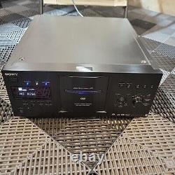 Sony DVP-CX777ES DVD Player 400 Disc Changer No Remote