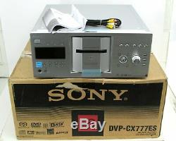 Sony DVP-CX777ES Player 400-Disc DVD/CD/SACD Changer