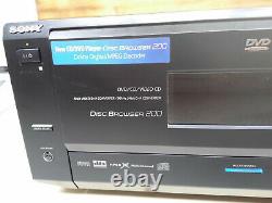 Sony DVP-CX850D 200 DVD CD Player Remote Disc Changer MULTI REGION UPGRADE