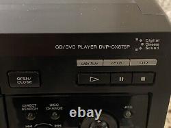 Sony DVP-CX875P 300+1 Disc Changer DVD/CD Player Tested Without remote