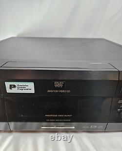 Sony DVP-CX875P Disc Explorer 300 Plus 1 CD/DVD Player With Remote WORKS GREAT