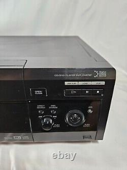 Sony DVP-CX875P Disc Explorer 300 Plus 1 CD/DVD Player With Remote WORKS GREAT