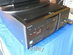 Sony DVP-CX985V 400 Disc Explorer CD/DVD/SACD Player Mega Changer Remote Tested