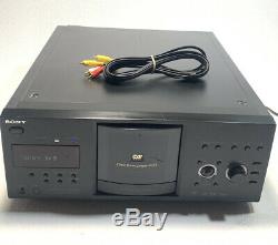 Sony DVP-CX985V 400 Disc Explorer DVD-CD-SACD Mega Changer Player (No Remote)