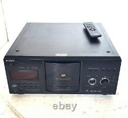 Sony DVP-CX985V CD/DVD 400 Disc Player Mega Changer Disc Explorer with Remote
