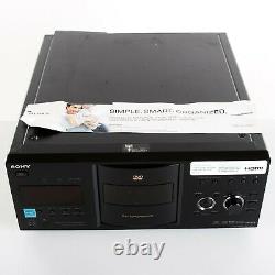 Sony DVP-CX995V 400 Disc DVD/CD Player/Changer Tested Works No Remote