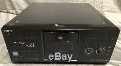 Sony DVP-CX995V 400 Disc Explorer CD/DVD/SACD Player Mega Changer NO Remote
